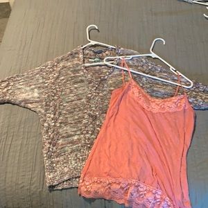 Maurice’s sweater and cami